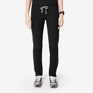 Figs Women's Black Yola Skinny Scrub Pants